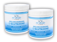 2x 100% Pure L-Glutamine 330g Micronized