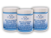 3x 100% Pure Hydrolyzed Grass-Fed Collagen 400g - Hydrolyzovaný Kolagen
