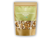 Pistachio & White Chocolate Granola, pistácie a bílá čokoláda BIO 400g