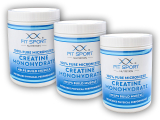 3x 100% Pure Micronized Creatine Monohydrate 550g