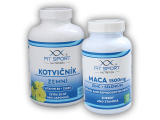 Kotvičník zemní 90% + B6 + Zinek 150cps + Maca 1500mg + Zinc + Selen 120cp