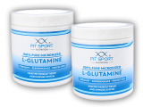 2x 100% Pure Micronized L-Glutamine 330g