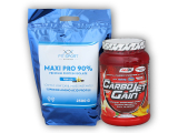 Maxi Pro 90% 2500g + Carbojet Gain 1000g