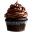 příchut frosted chocolate cupcake