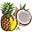 příchut pineapple coconut